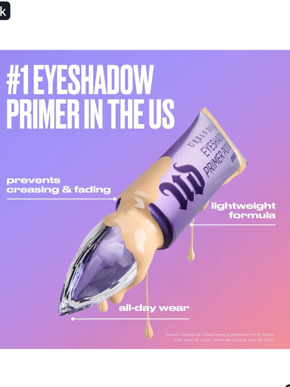 *Bundle* NIB Urban Decay Shimmer Eyeshadow Primer & L’ Oreal Eyeshadow Stick - Picture 3 of 16
